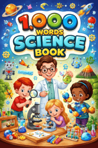 1,000 words science Book