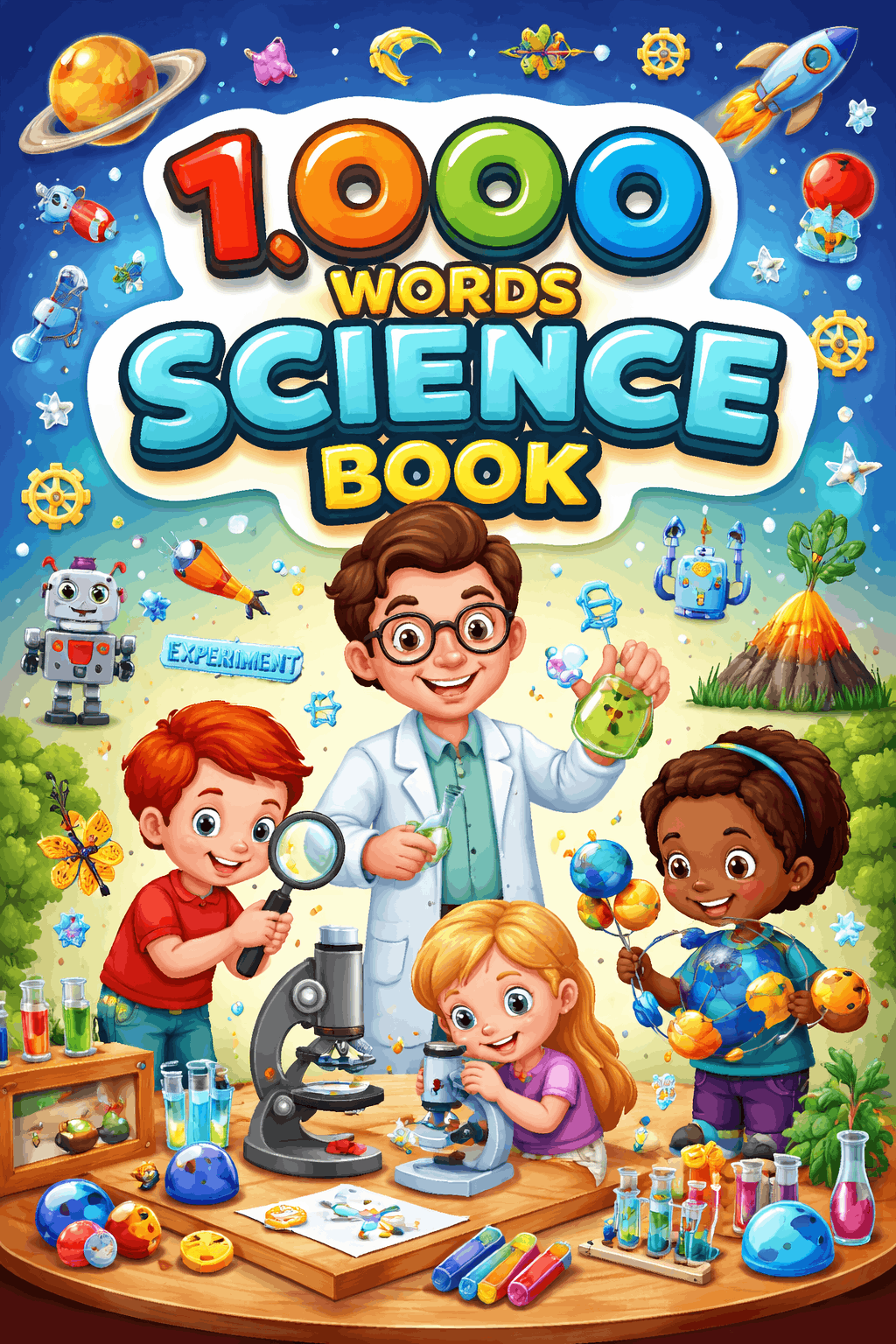 1,000 words science Book