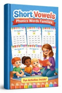 Short Vowels Phonics Words Families